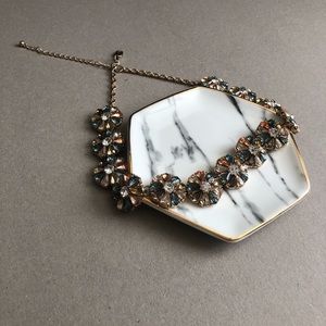 G o l d | Multicolor Rhinestone Necklace